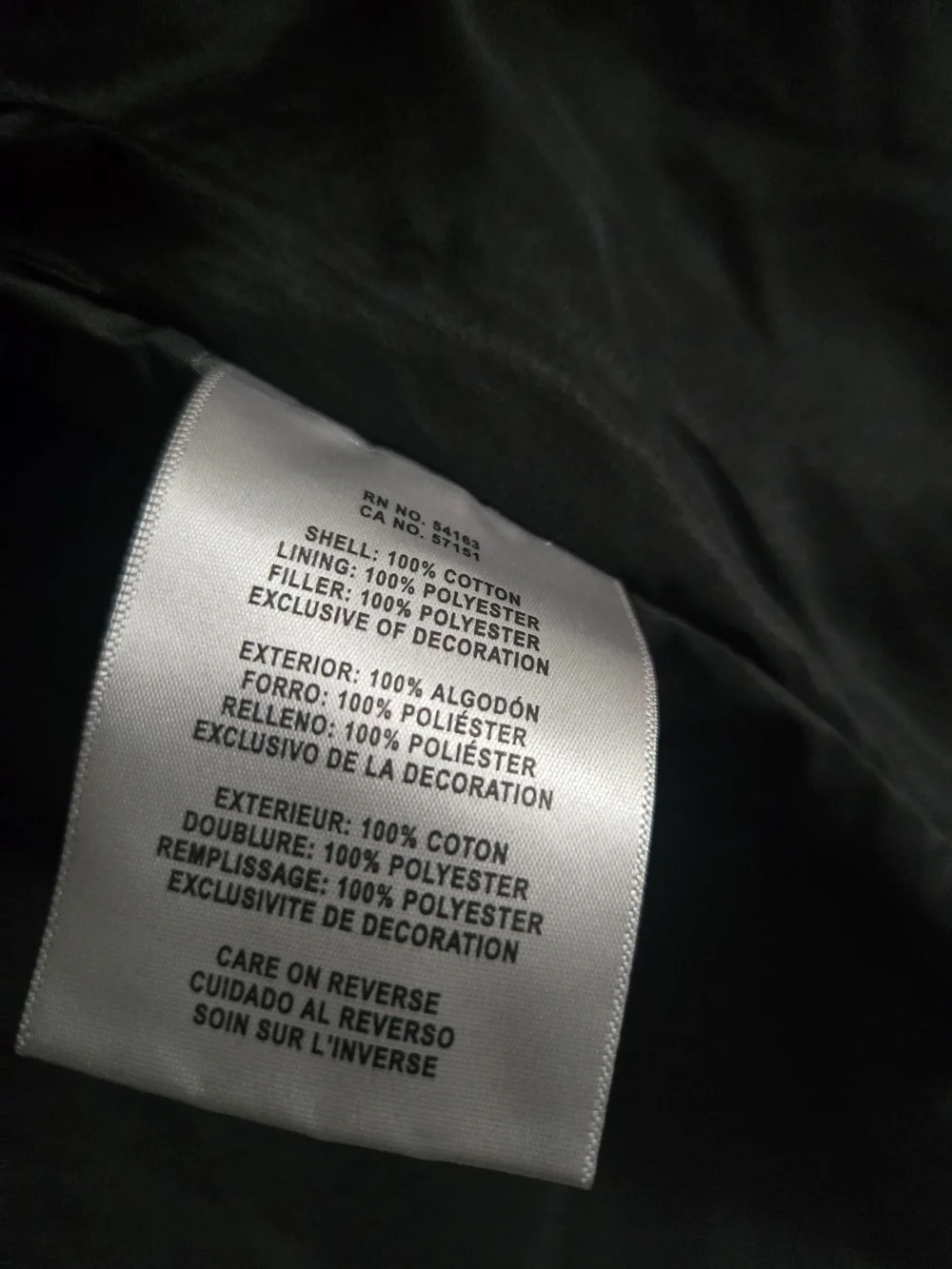 Levi's Men's Quilted Zip-Front Jacket in Charcoal Black - Picture 5 of 14